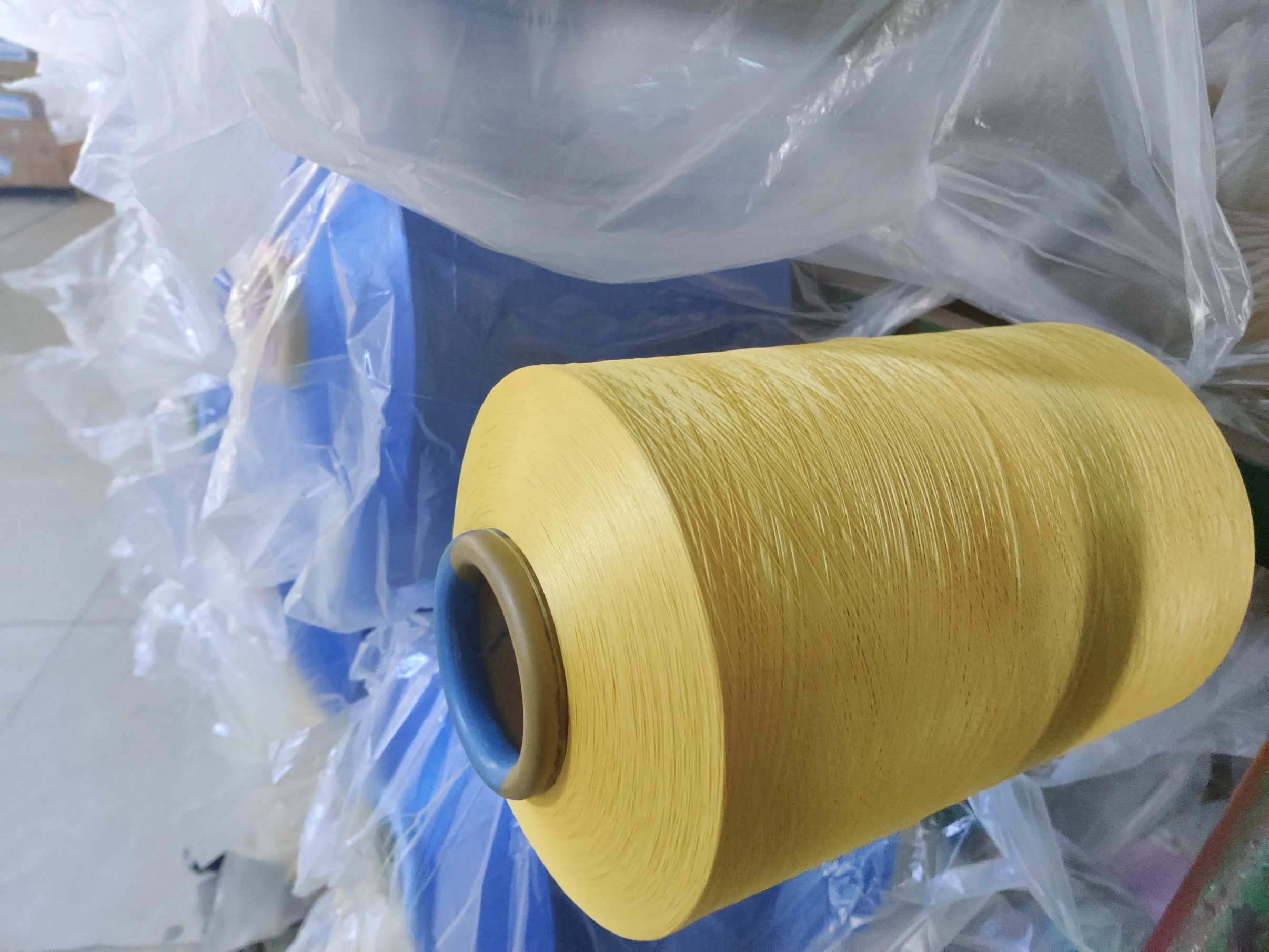 High Elastic Polyester Yarn Nylon Copy Fine Polyester Embroidery Thread Yarn