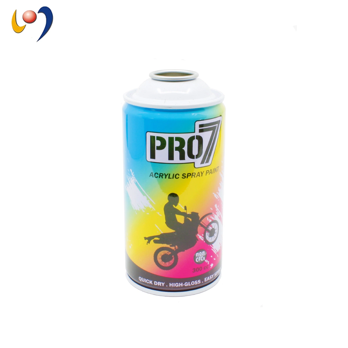 Tamaño personalizado vacío CMYK Tinplate lata de aerosol para aerosol de pintura 65X158