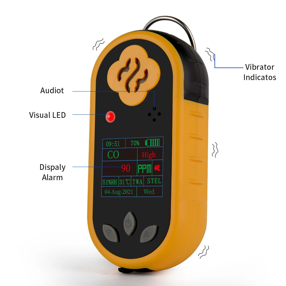 C2H4 gaz d'éthylène ordinateur de poche d'alarme C2H4 Alertor fuite de gaz C2H4 appareils de détection