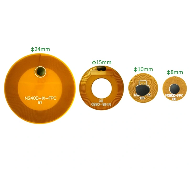 Hf Heat Resistant RFID Label NFC Anti Metal Tag