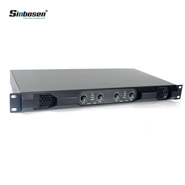 Class D 1u Digital Amplifier K4-450 4 Channels Sound System Audio Equipment