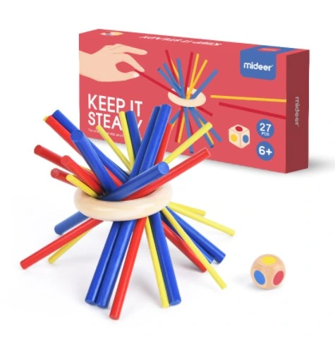 Children&prime; S Wooden Tabletop Game with Sticks