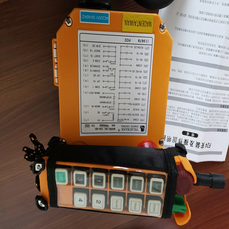 Telecrane Crane Double Speed Control Radio Remote Control with 10 Buttons