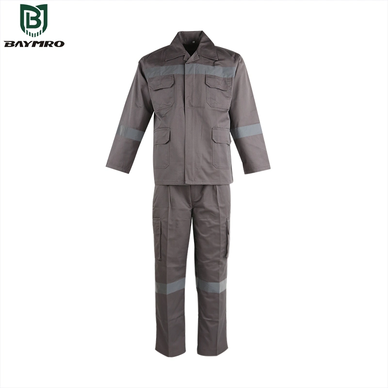 Reflective Coveralls Suit Jumpsuit Uniforms Construction Workers Can Be Customized Logo Clothing Cotton Workwear