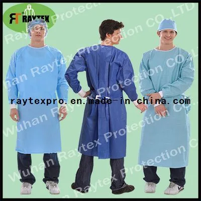 Friendly Price FDA CE Certified SMS En13795 Medical Use Surgical Gown