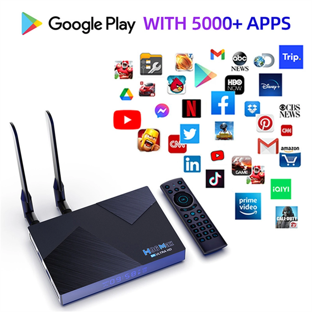 Android 12 IPTV Set Top Box Smart H96 DDR4 Ott TV-Box