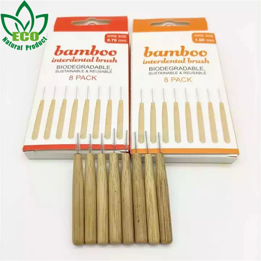 Bamboo Interdental Brushes Between Teeth Thin Between Toothbrushes Tooth Cleaner Dental Cleaning