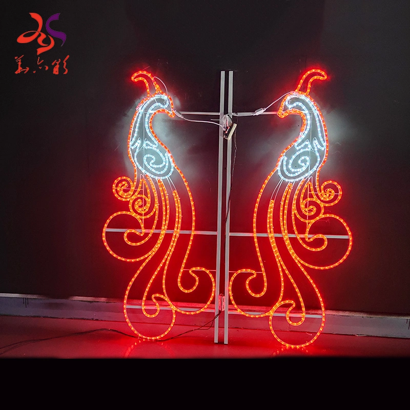 Hot Sales LED Christmas Lights Halloween Use LED Lamp Pole Street Motif Light for Custom Commercial Decoration