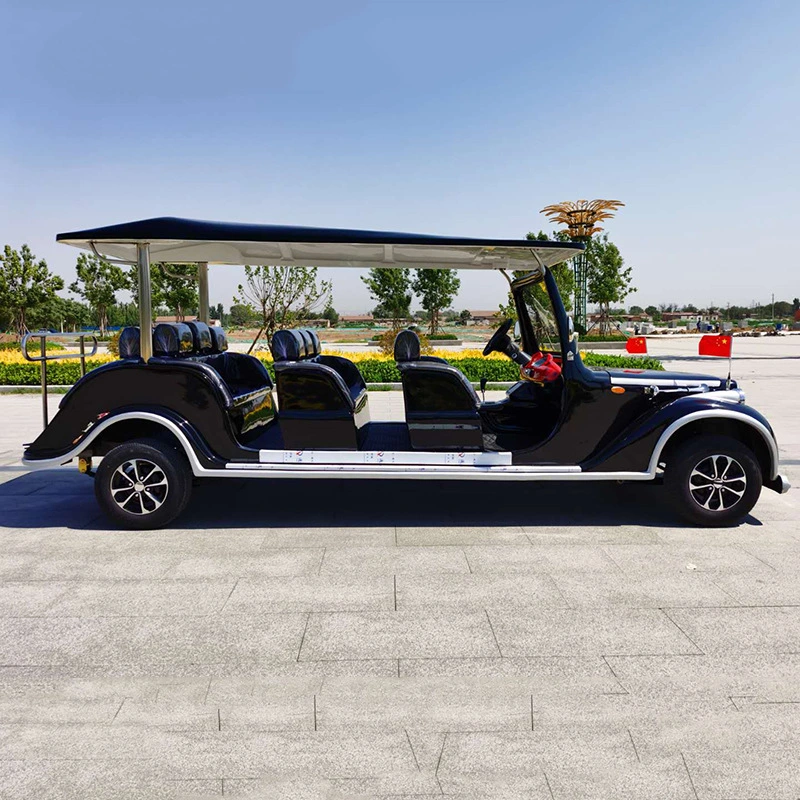 11 Seat 72V 5000W/7000W Lithium Intelligent Retro Golf Cart Electric Classic Car