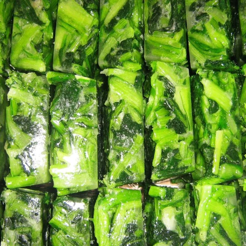 IQF Frozen Green Vegetable Bok Choy Bqf Pak Choi 3-5cm