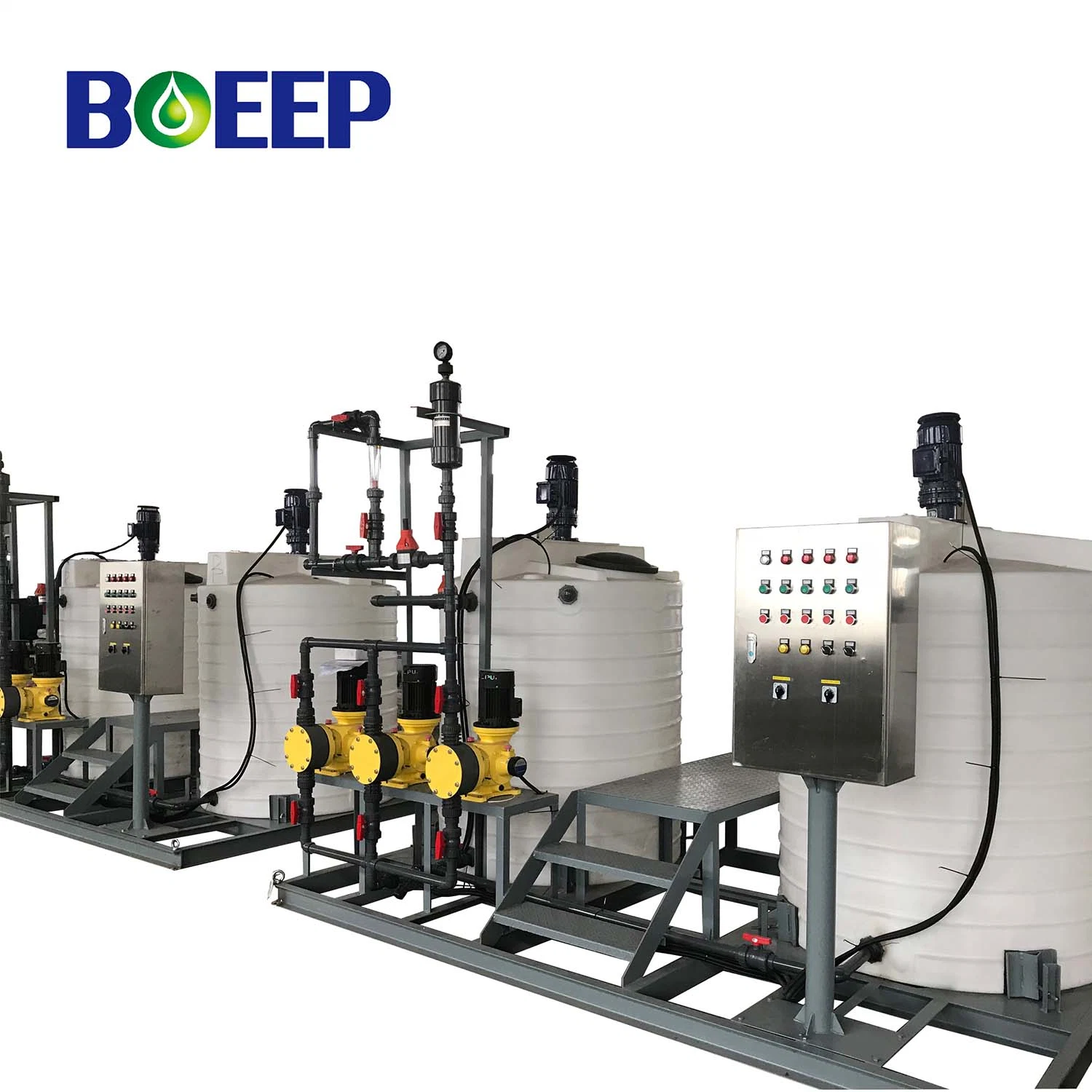 Caustic Chemical Auto Dosing System for Floc Water Treatment