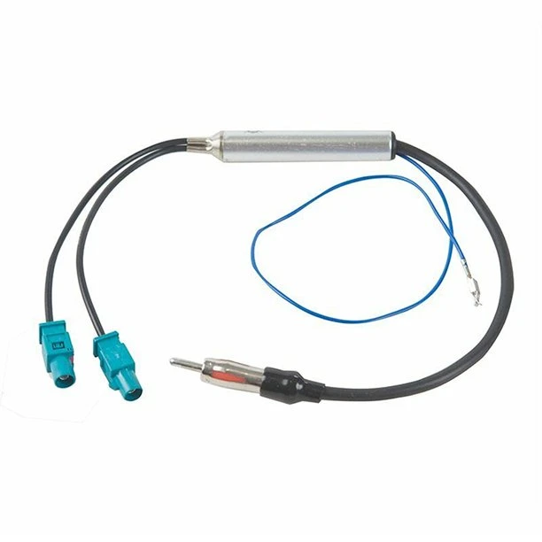 Car FM/Am Antenna Signal Amplifier Cable for Vehicle Audio Radio Stereo