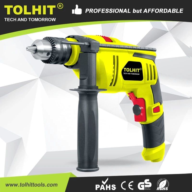 Tohit Power Tools Supplier 750W 13mm Elektrische Hand Schlagbohrmaschine