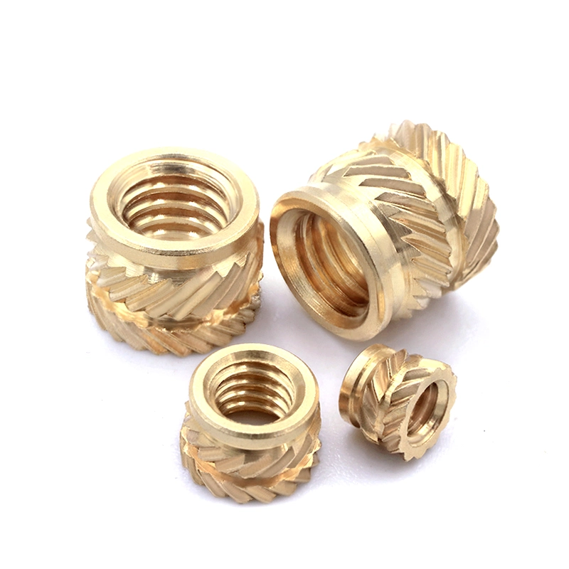 Custom Precision CNC Machined Brass Nuts, Brass Threaded Inserts Aluminium Hex Nut Standard