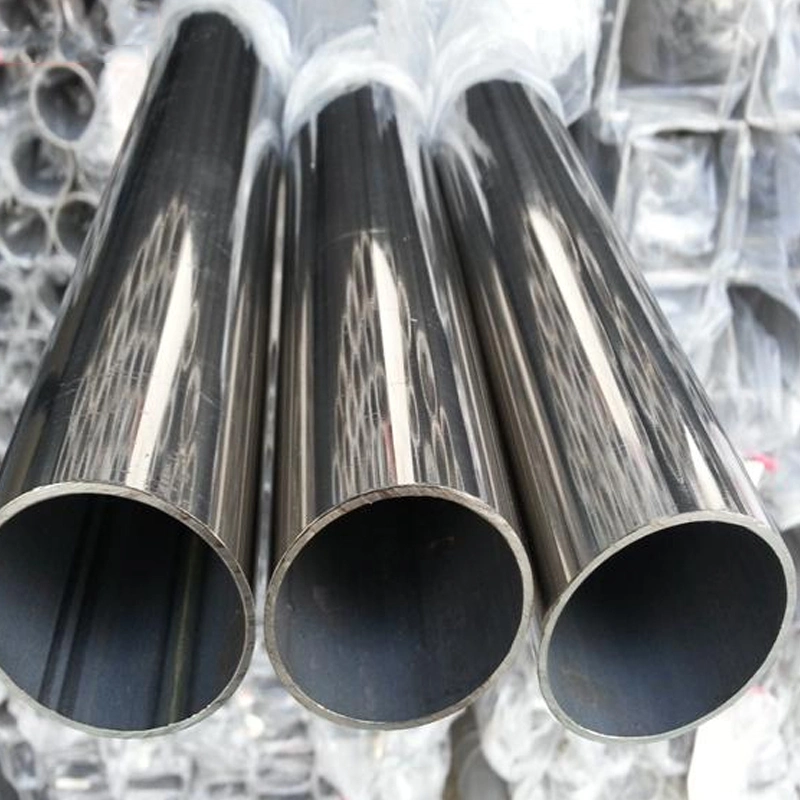 Ss Seamless Tubes 316 TP304 310S 309S 321 904L Stainless Steel Round Pipe Mirror Polished Surface Cold Rolled Stainless Steel Tube for Gas and Water