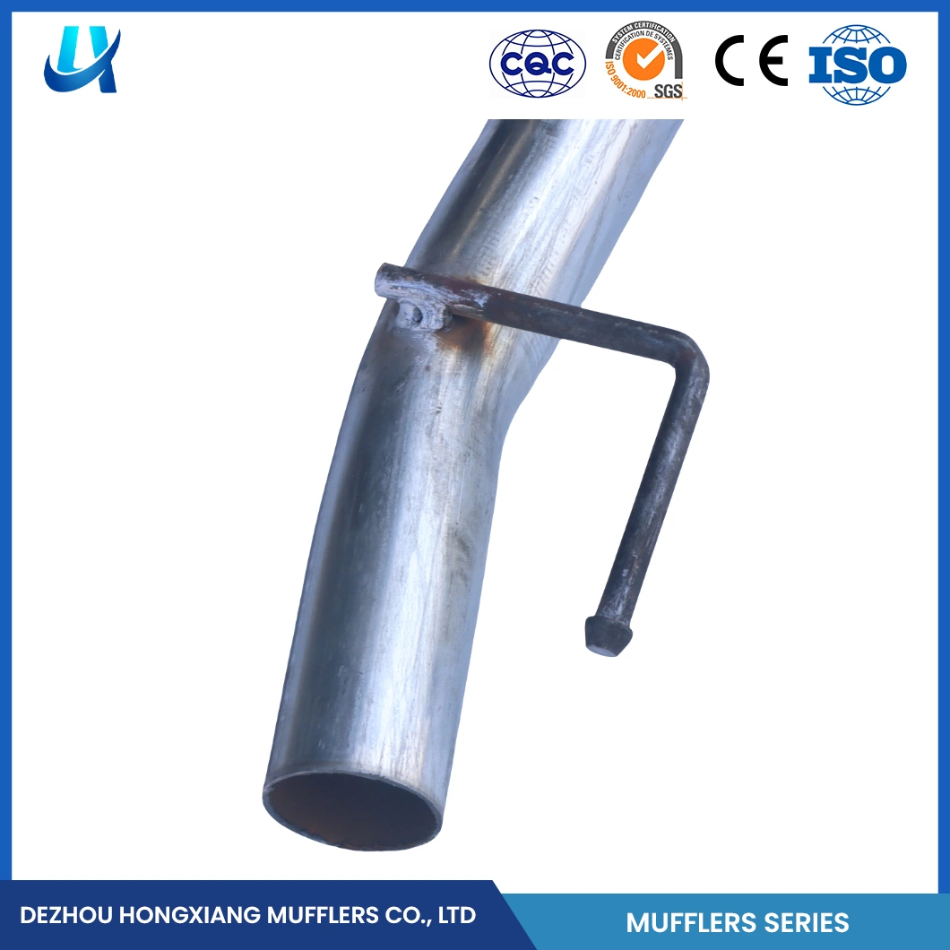 Hongxiang Muffler Silenciador China 4 Inch Round Muffler Factory ODM Custom Chrome Plating for Hyundai Muffler