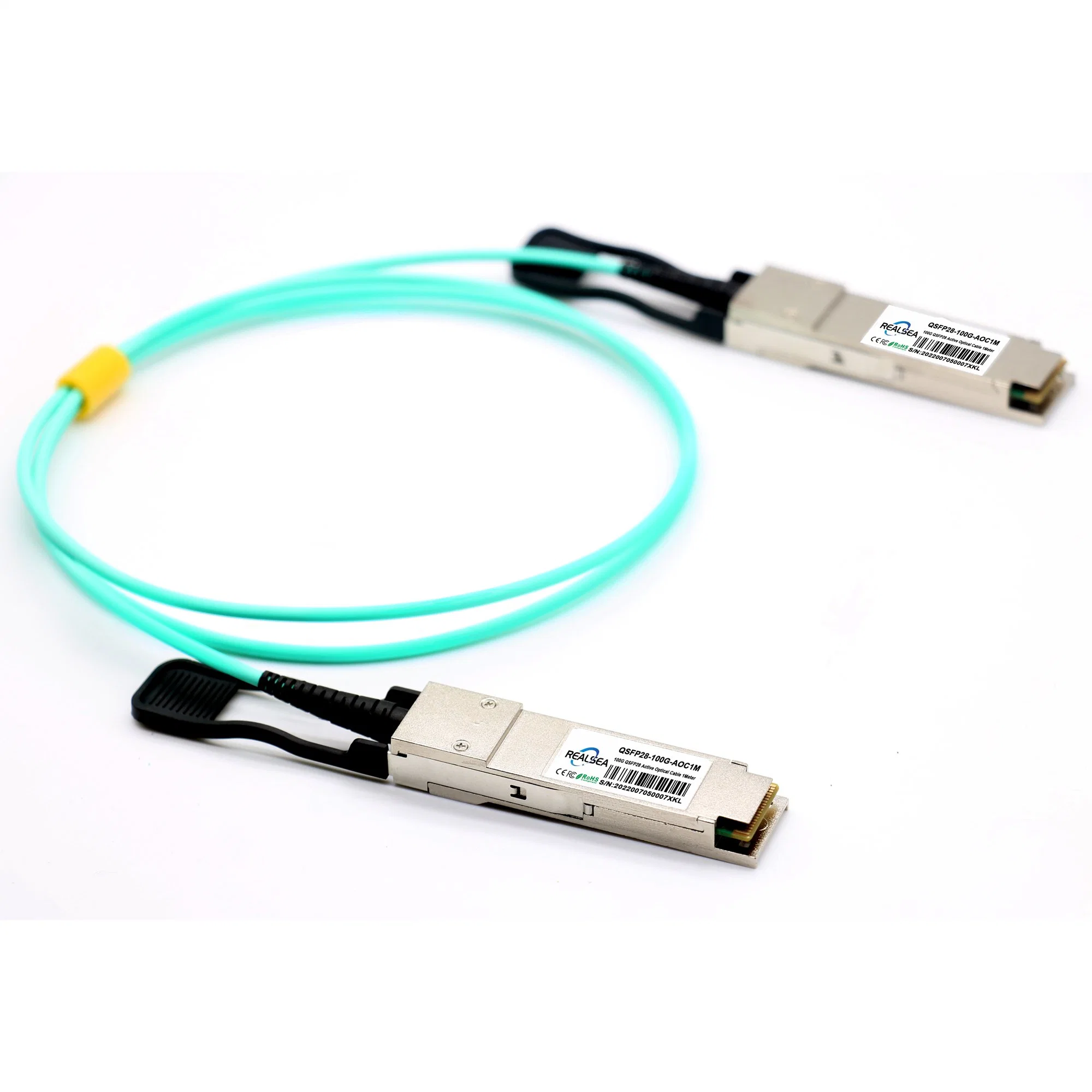 100g Qsfp28-100g-Aoc1m Compable Cisco Aoc 100g Qsfp28 to Qsfp28 Multimode Om3 Active Optical Cable Aoc