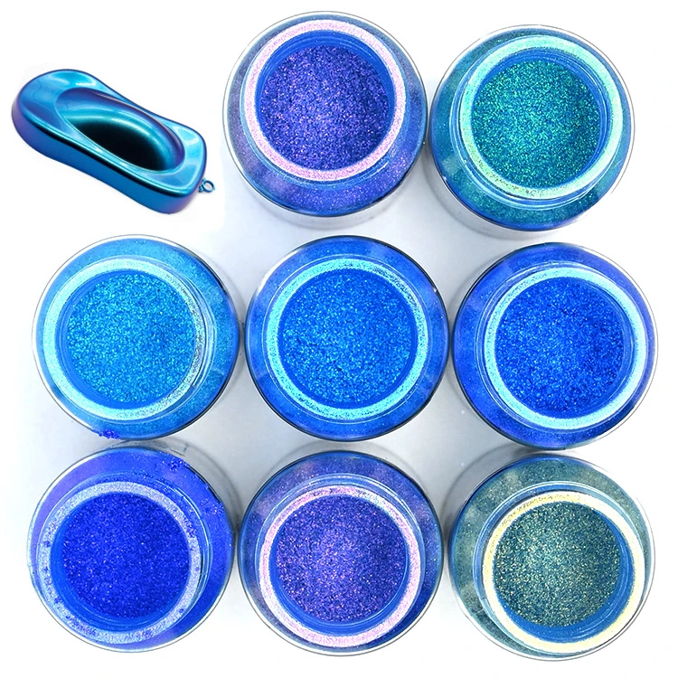 Various Colours Epoxy Resin Bluecolor Magic Chameleon Pigment Powders