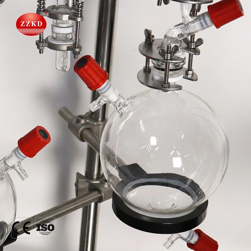 Stock disponible KDMD-060 distillation moléculaire industrielle à voie courte pour High Huile de chanvre pure