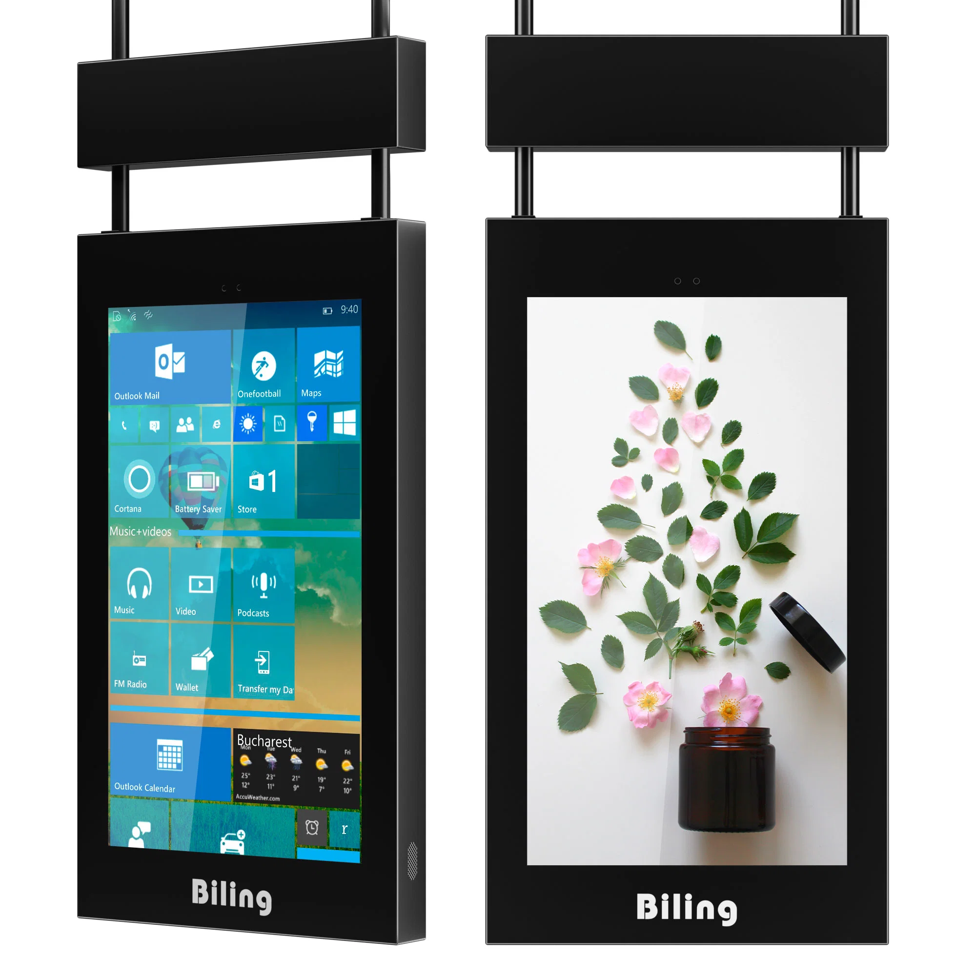 43" Outdoor Floor Standing Internet Advertising Billboard Outdoor Digital Signage Advertising LCD Touchscreen Monitor