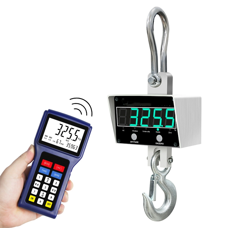 Stainless Steel Hanging Scale Digital Pocket Scale Crane Wireless 5t Scale Electric for Industry