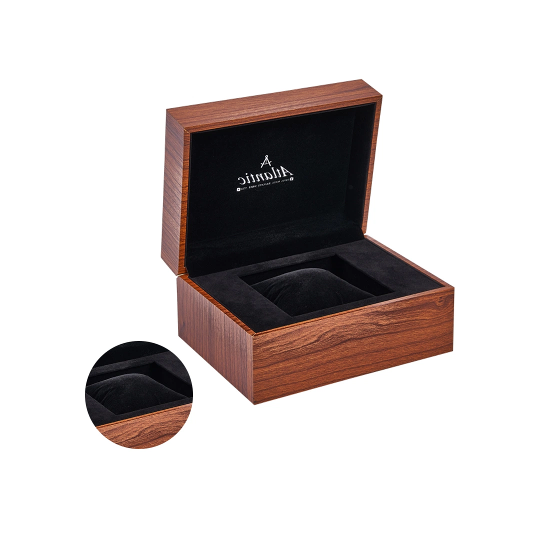 Wristwatches Case Luxury Custom Logo Wristwatch Packing Wooden Watch Box