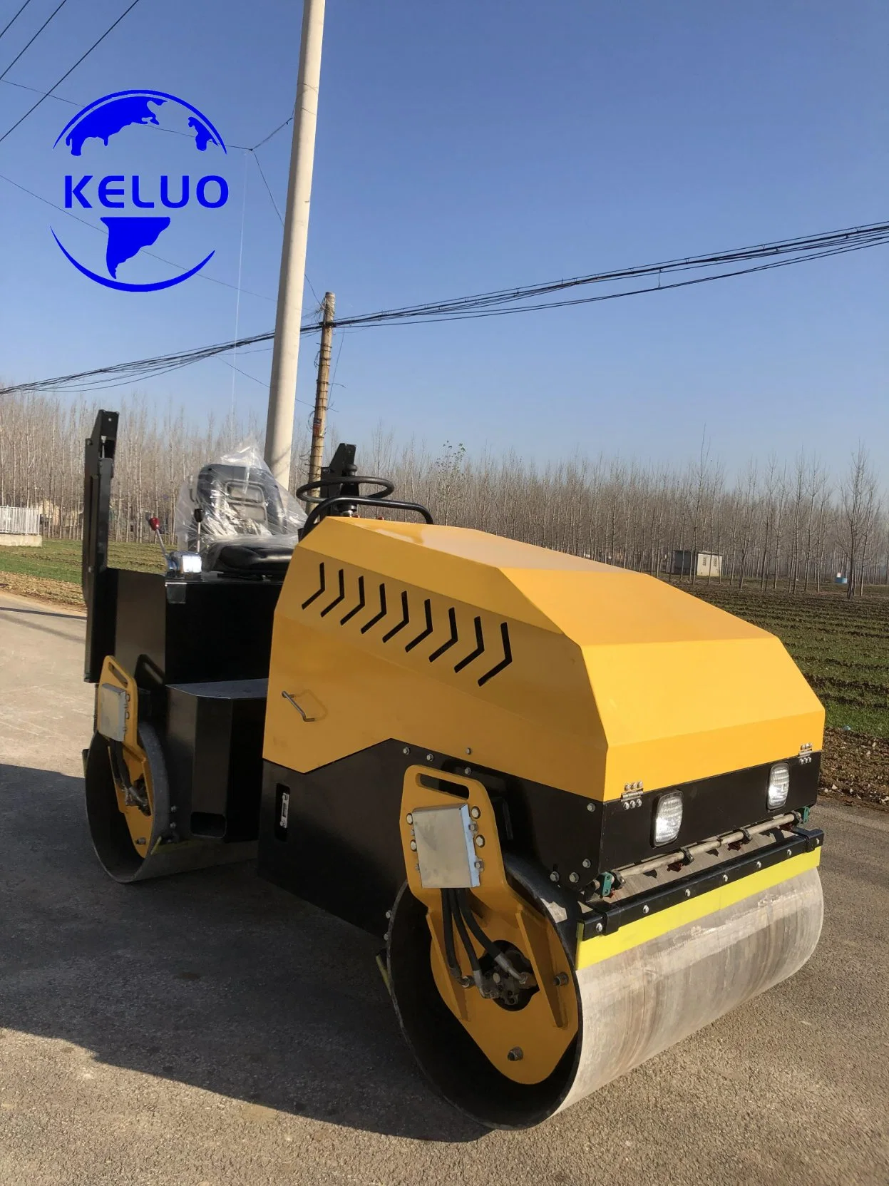 Fabrik Preis 3 Ton Straße Roller Mini Roller Compactor für Verkauf