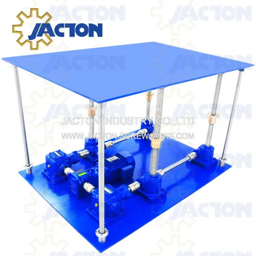 Tail Dock Maintenance Platform for Aircraft Maintenance Access Screw Jacks Are Ideal for Raising and Lowering Levels Platforms.