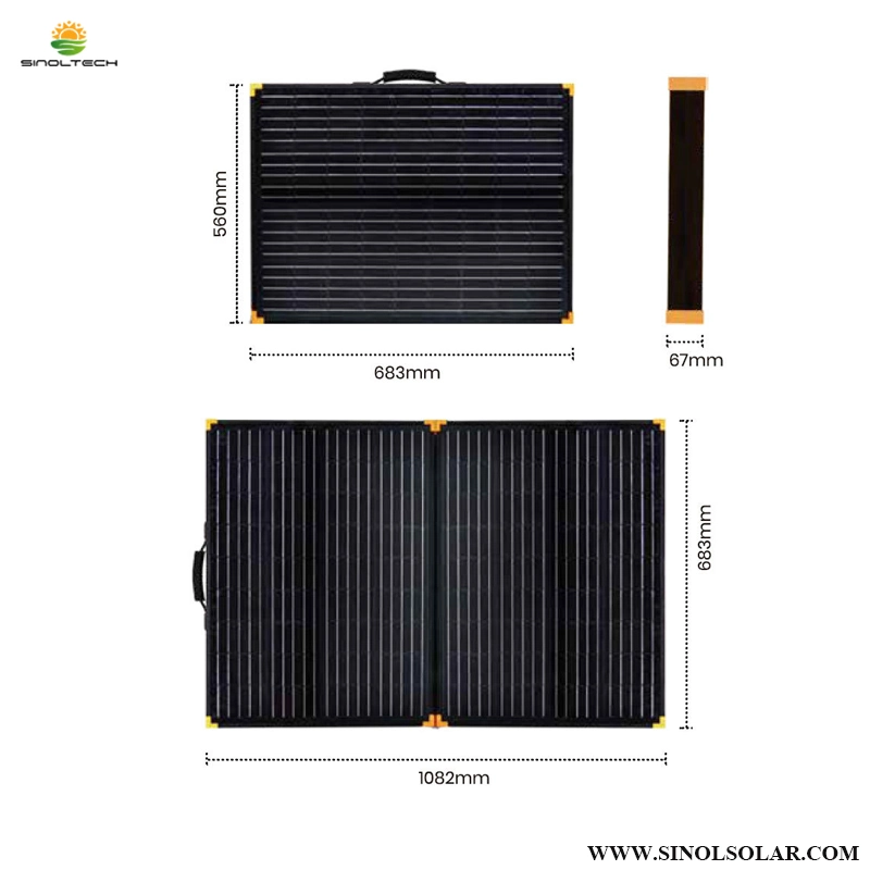 100W Klappbares portabl Solarmodul-Ladegerät