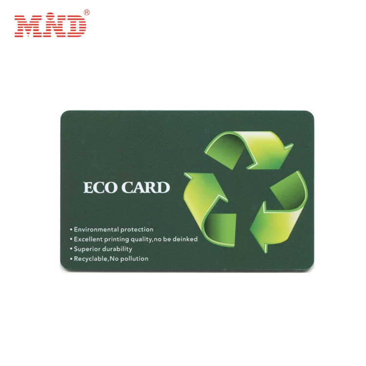 Degradable Eco-Friendly Recycled Bio Card Biodegradable Card Bio PVC Cards