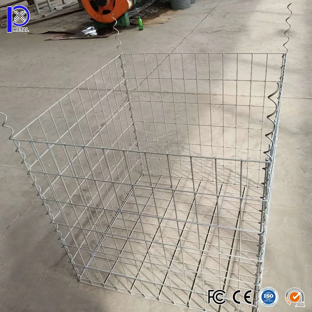 Pengxian SS316 paneles de malla de alambre soldado China Fabricantes 2000 X Gabion 300 X 300 mm Caja utilizada para retener gabion Pared