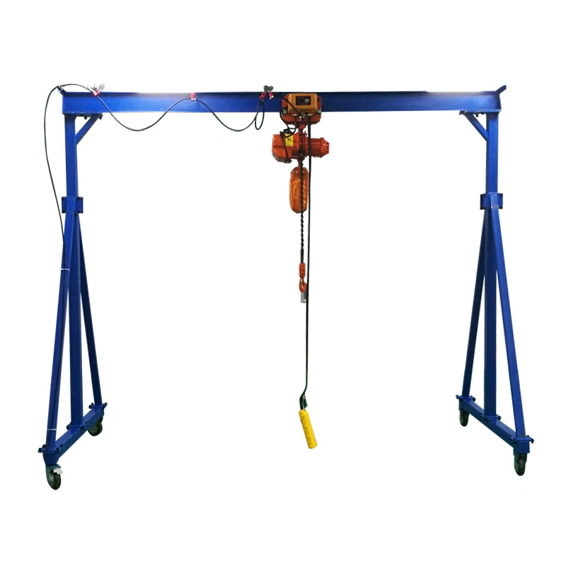 Supply Electric Gantry Mobile Lifting Hand-Push Trackless Small Gantry Simple Light Gantry