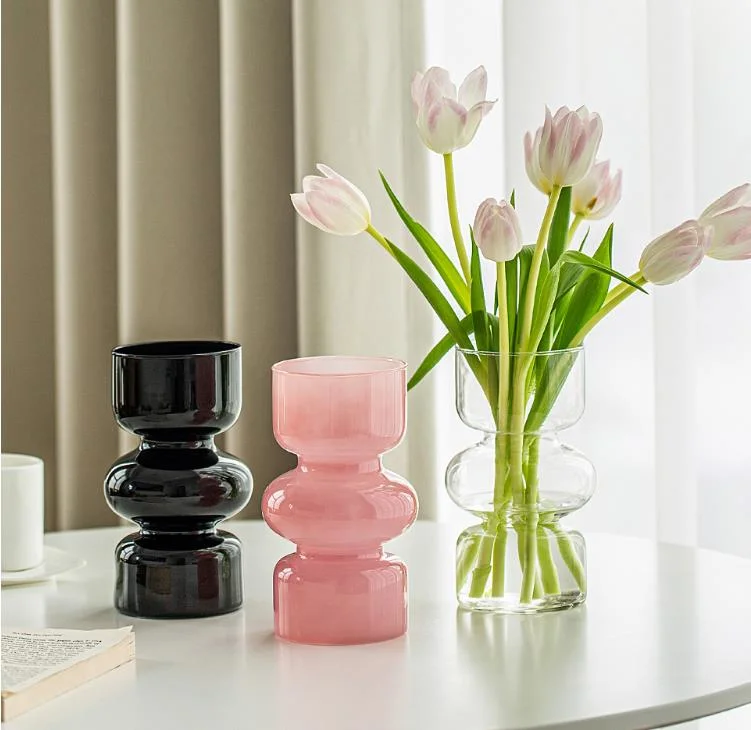 Desktop Kerzenhalter Nordic Ins Hydroponic Behälter Pflanze Blumenanordnung Glasvase Dekoration für Home Decor