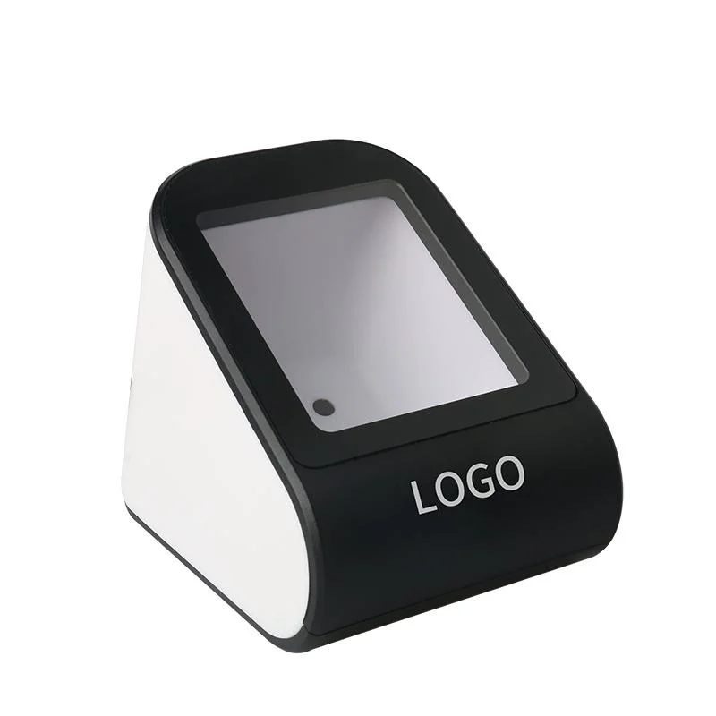 Lecteur de codes-barres omnidirectionnel USB 1d 2D de bureau à lecture rapide Lecteur de code QR gratuit pour supermarché