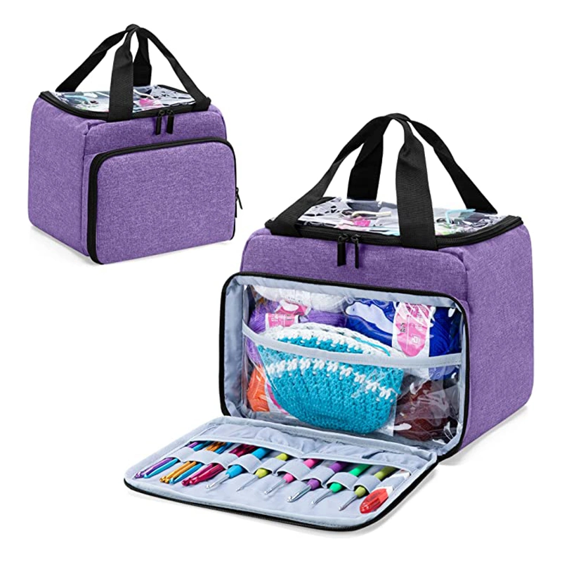 Vente en gros fourre-tout à coudre pour coudre rangement pour sac de rangement pour le crochetage de fils