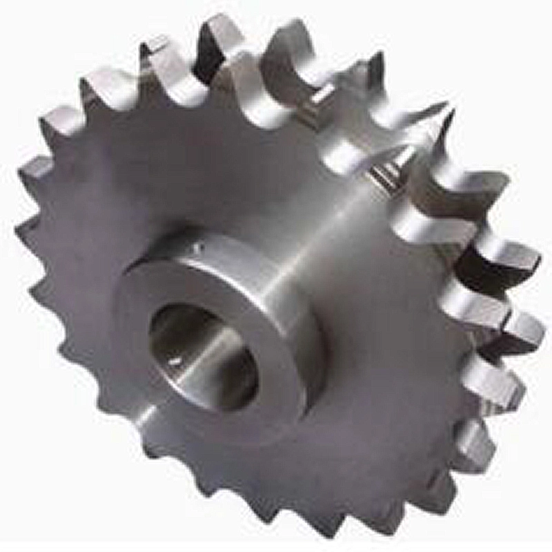 Double Chain Sprocket Stainless Steel Duplex Pitch ANSI Plate Hub with Stock Bore Key Lightweight Tooth Cast Iron Roller Best Selling Suppliers Sprockets