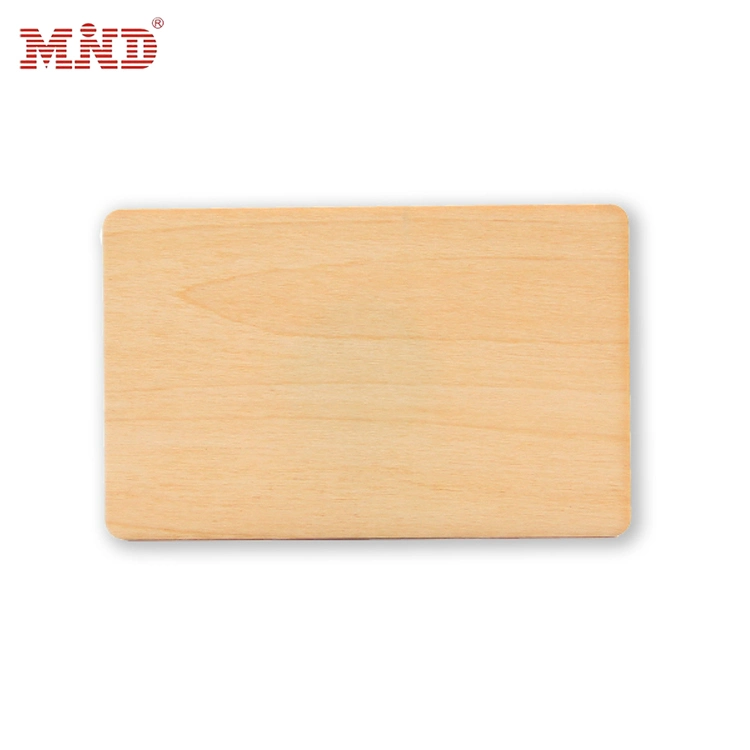 بطاقة Wood NFC RFID Wood Key Card FSC Wooden Card