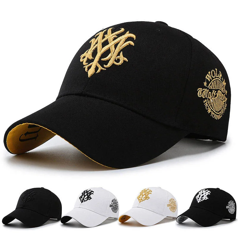 Custom Embroidered Logo Sport Cap Cap for Male Fashion Stylish Wholesale Fitted Baseball Caps for Men