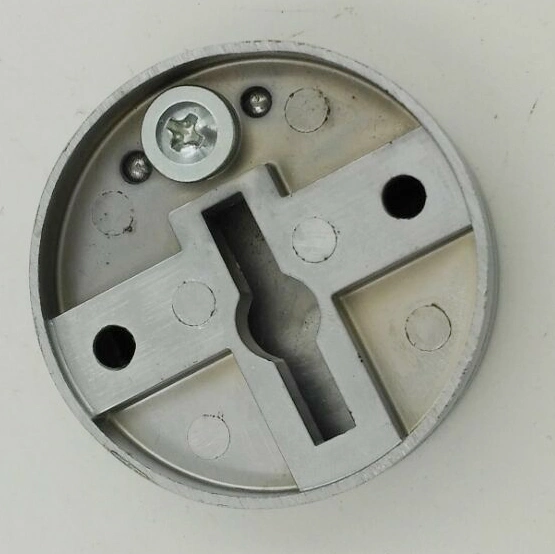 Circular Keyhole Entry Escutcheon for Double Bit Key Lock