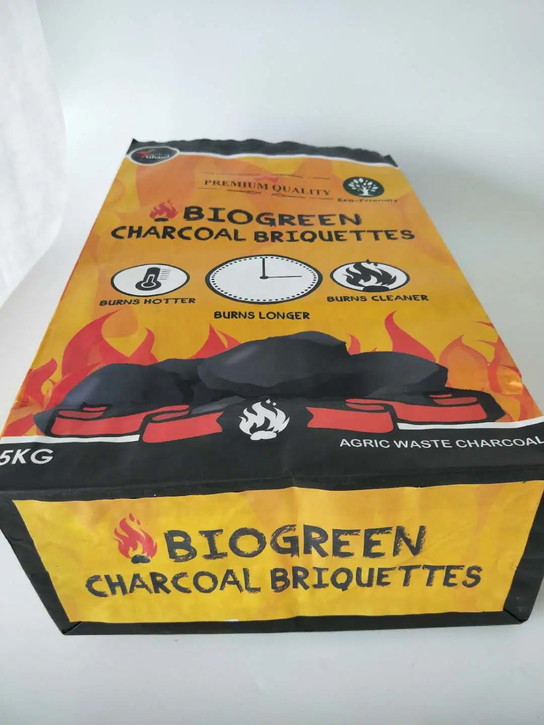 2kg 3kg 5kg 10kg Kraft Paper Bag Wood Charcoal Briquettes BBQ Paper Bag