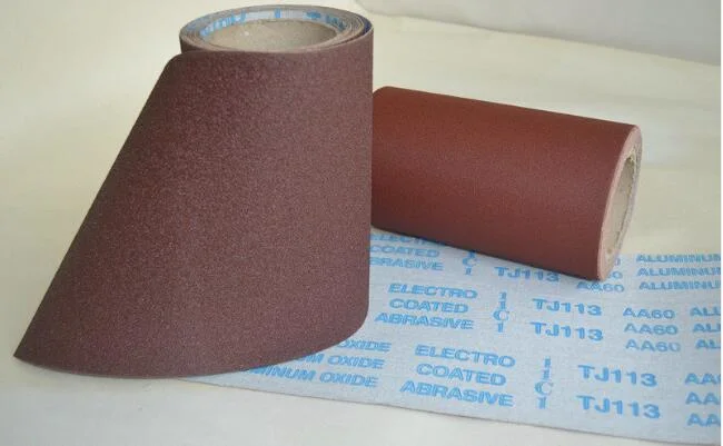 Hand Use Wood Polishing Aluminum Oxide Abrasive Cloth Tj113