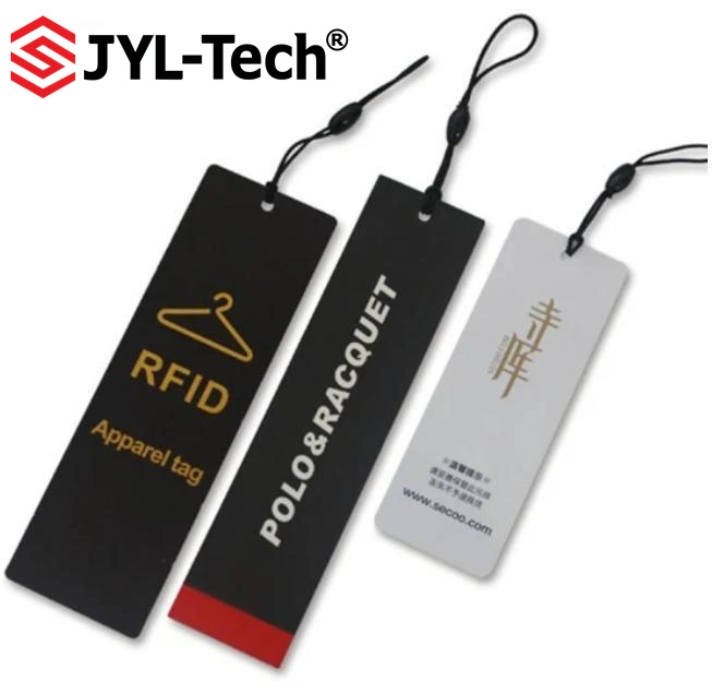 Custom Logo RFID UHF Paper Garment Tags for Apparel Retail and Management