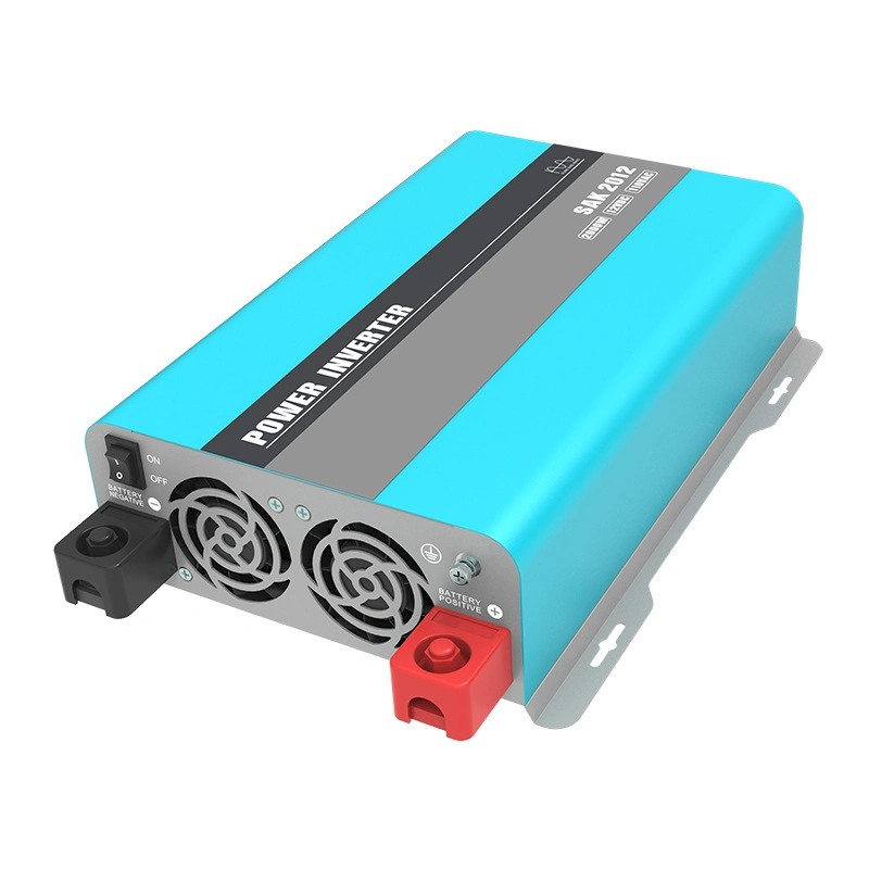 Convertidor de energía de onda sinusoidal pura para automóvil de 12VDC a 110V AC 2000W