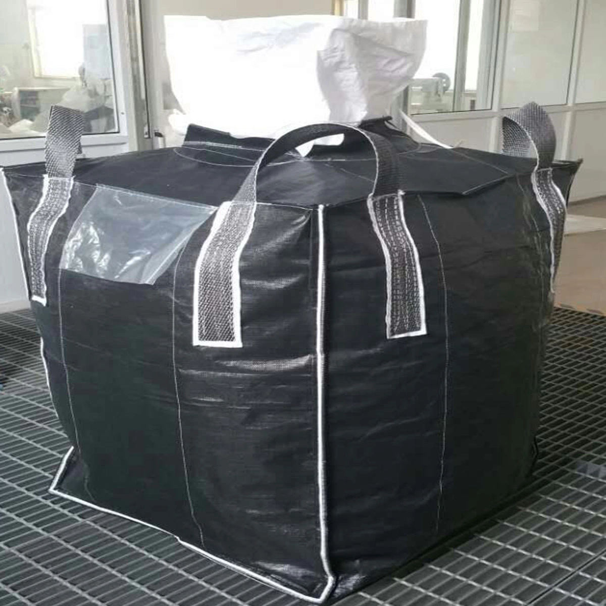 1000kgs industriales PP Big Bag FIBC 1ton utiliza Bolsa Jumbo Super Saco 1500 kg Sling Bolso Bolso a granel con recubrimiento UV