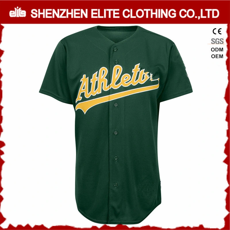 Wholesale/Supplier Customised Cheap Sublimated Baseball Jersey (ELTBJI-1)