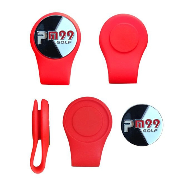 Silicone Golf Hat Clip Golf Accessories Removable Golf Ball Marker