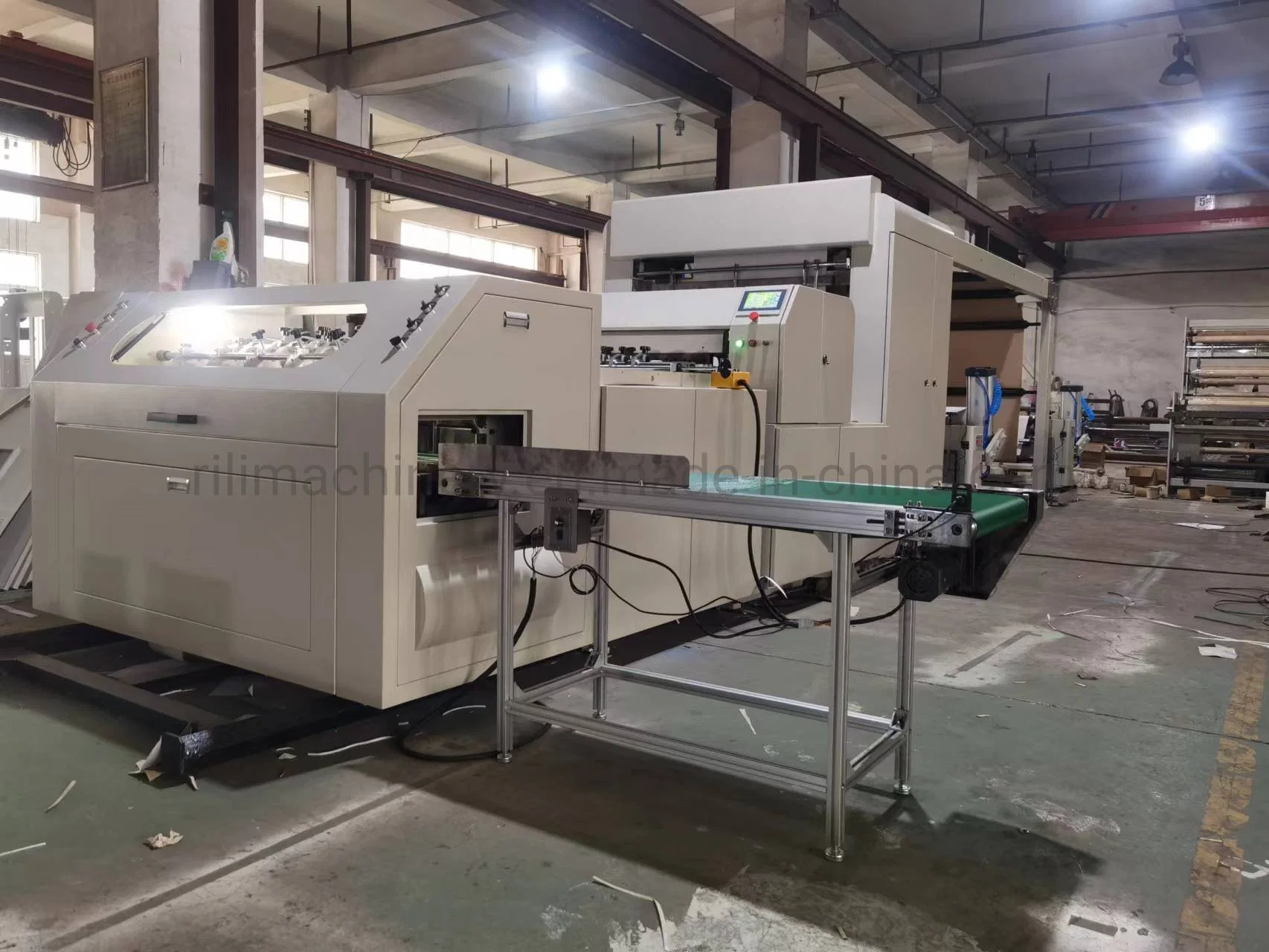 Automatic 2 Rolls A4 Size Paper Precision Cross Cutting Machine