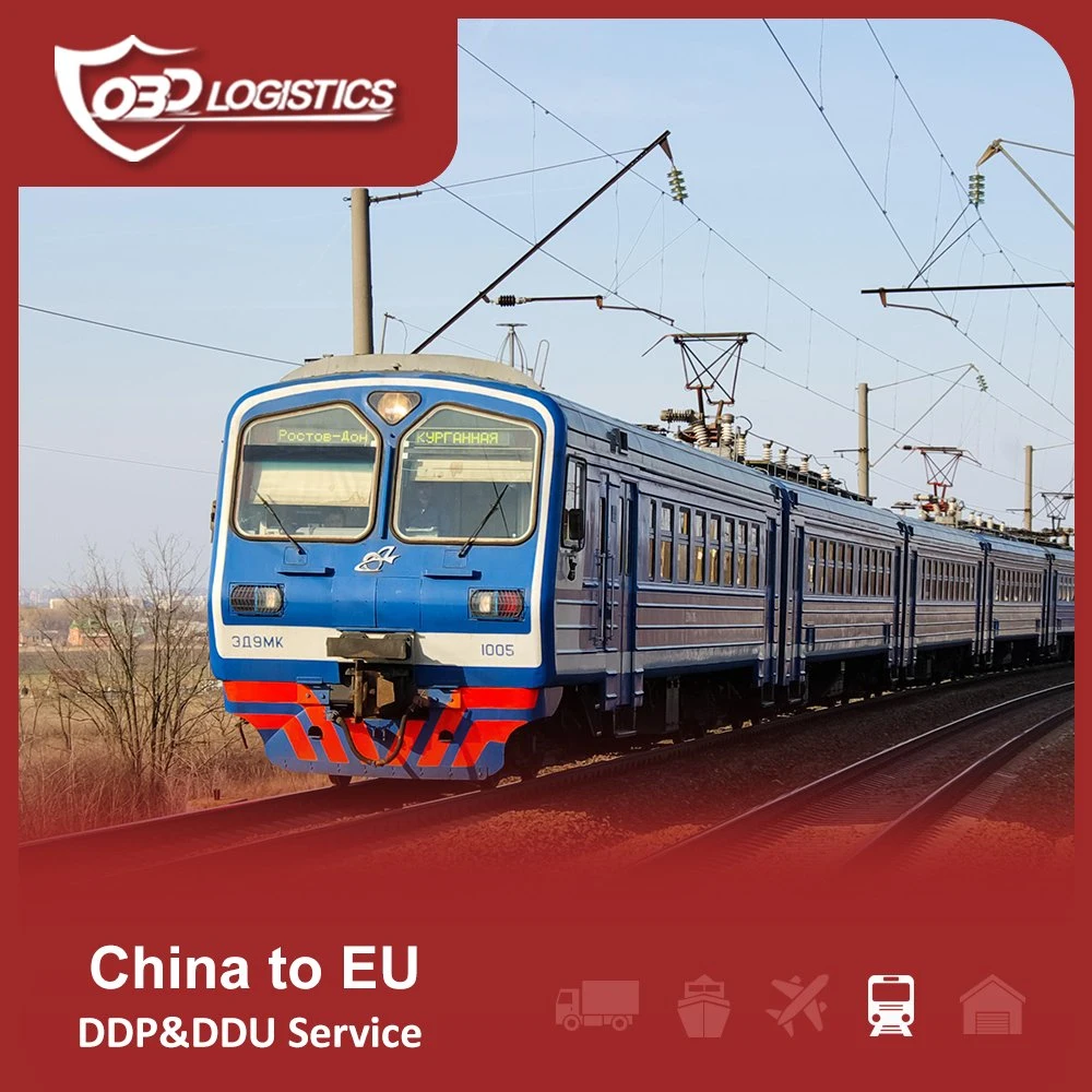 Chine Guangzhou train frais d'expédition de transport ferroviaire vers l'Europe DDP Allemagne France Italie Royaume-Uni pays-Bas