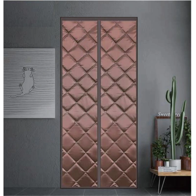 Free Sample Silk Cotton Padded Door Curtain