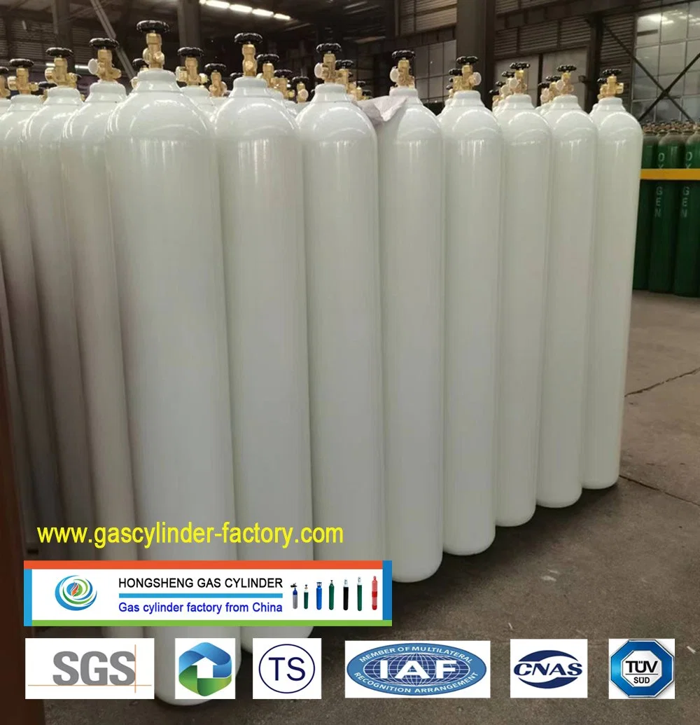 Oxygen Bottle/ CO2 / Argon/Nitrogen/Helium/Sf6/N2o/ Air Seamless Steel Gas Tanks